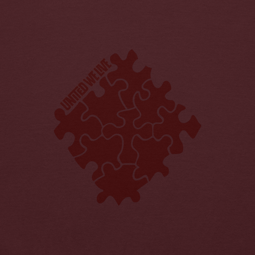 Tone on Tone Maroon Logo Hoodie