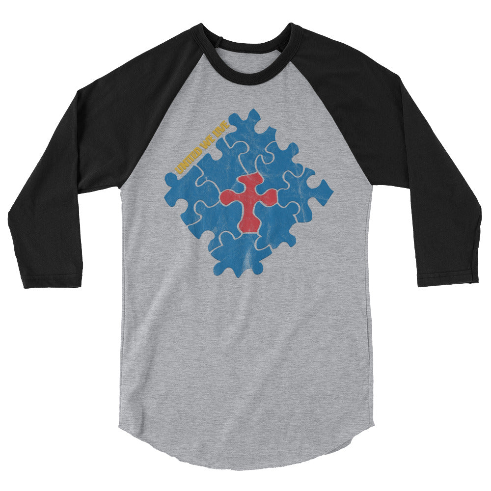 United We Live - 3/4 Sleeve