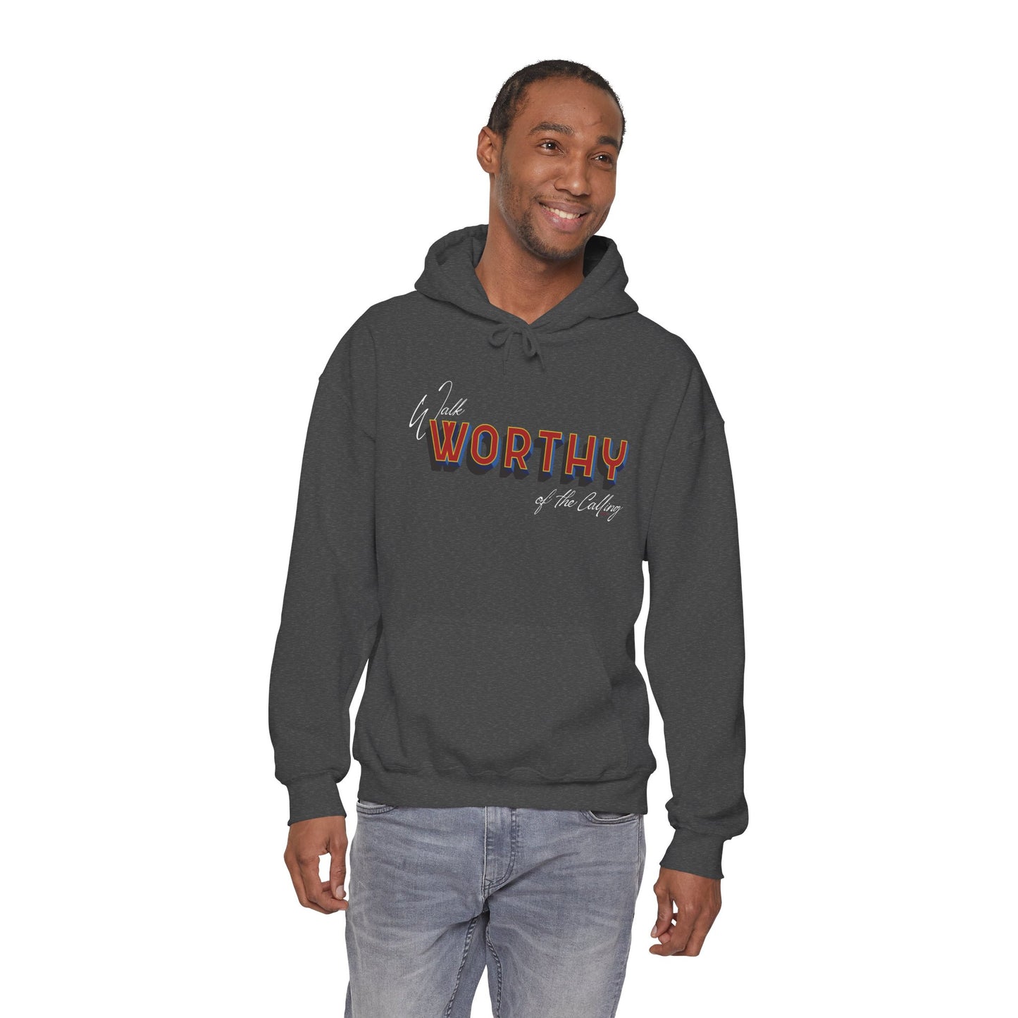 Worthy of the Calling Hoodie — Ephesians 4:1-3 Inspirational Christian Pullover