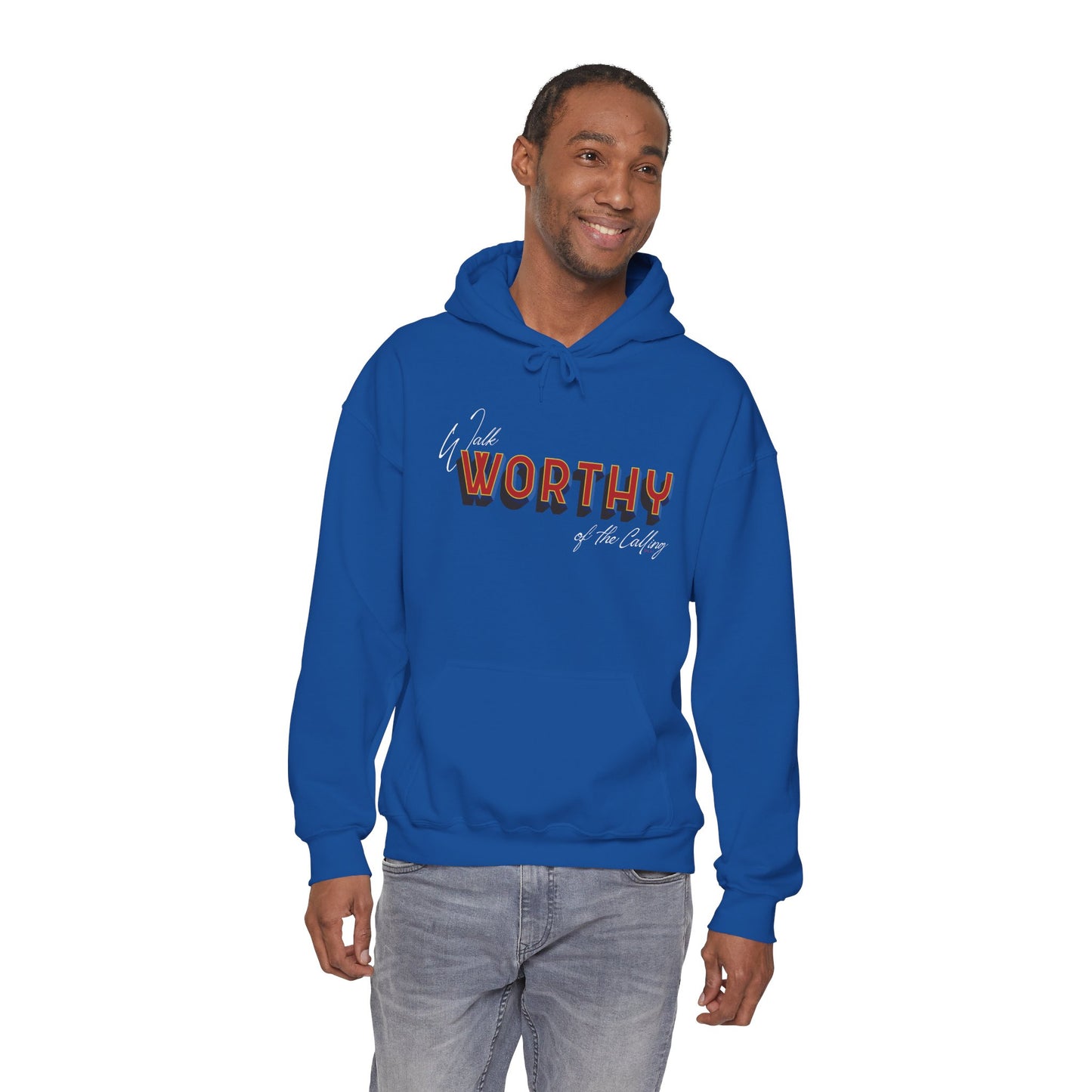 Worthy of the Calling Hoodie — Ephesians 4:1-3 Inspirational Christian Pullover