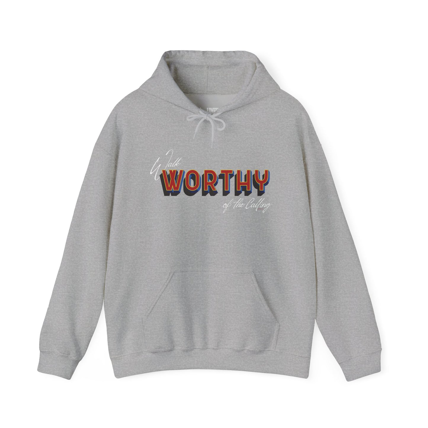 Worthy of the Calling Hoodie — Ephesians 4:1-3 Inspirational Christian Pullover