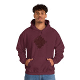 Tone on Tone Maroon Logo Hoodie