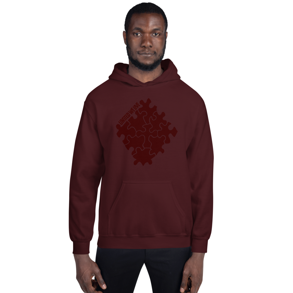 Tone on Tone Maroon Logo Hoodie