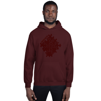 Tone on Tone Maroon Logo Hoodie