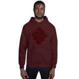 Tone on Tone Maroon Logo Hoodie