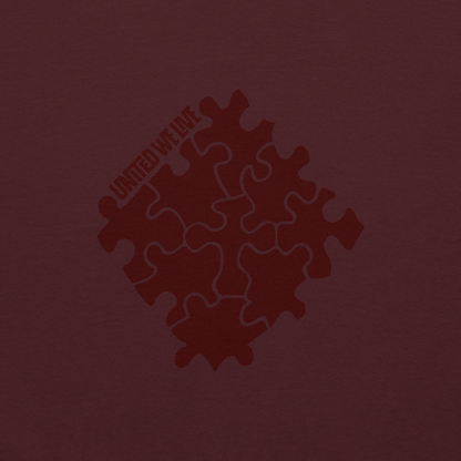 Tone on Tone Maroon Logo Hoodie