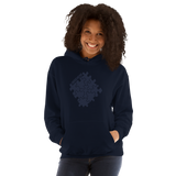 Tone on Tone Navy Logo Hoodie