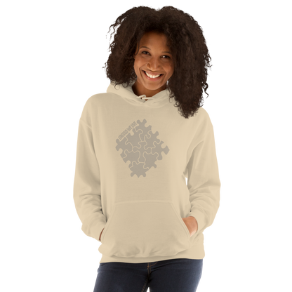 Tone on Tone Sand Logo Hoodie