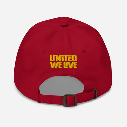 United We Live Dad hat