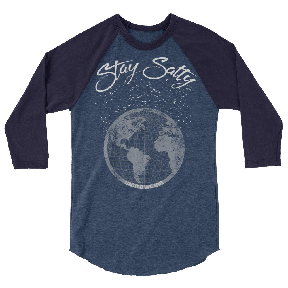 Stay Salty 3/4 sleeve raglan shirt