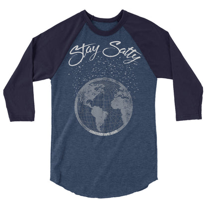 Stay Salty 3/4 sleeve raglan shirt