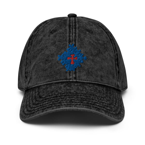 United We Live Vintage Cotton Twill Cap