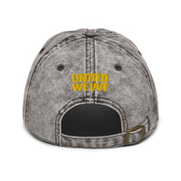 United We Live Vintage Cotton Twill Cap
