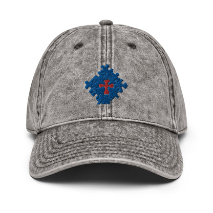 United We Live Vintage Cotton Twill Cap