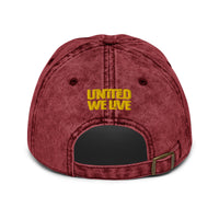 United We Live Vintage Cotton Twill Cap